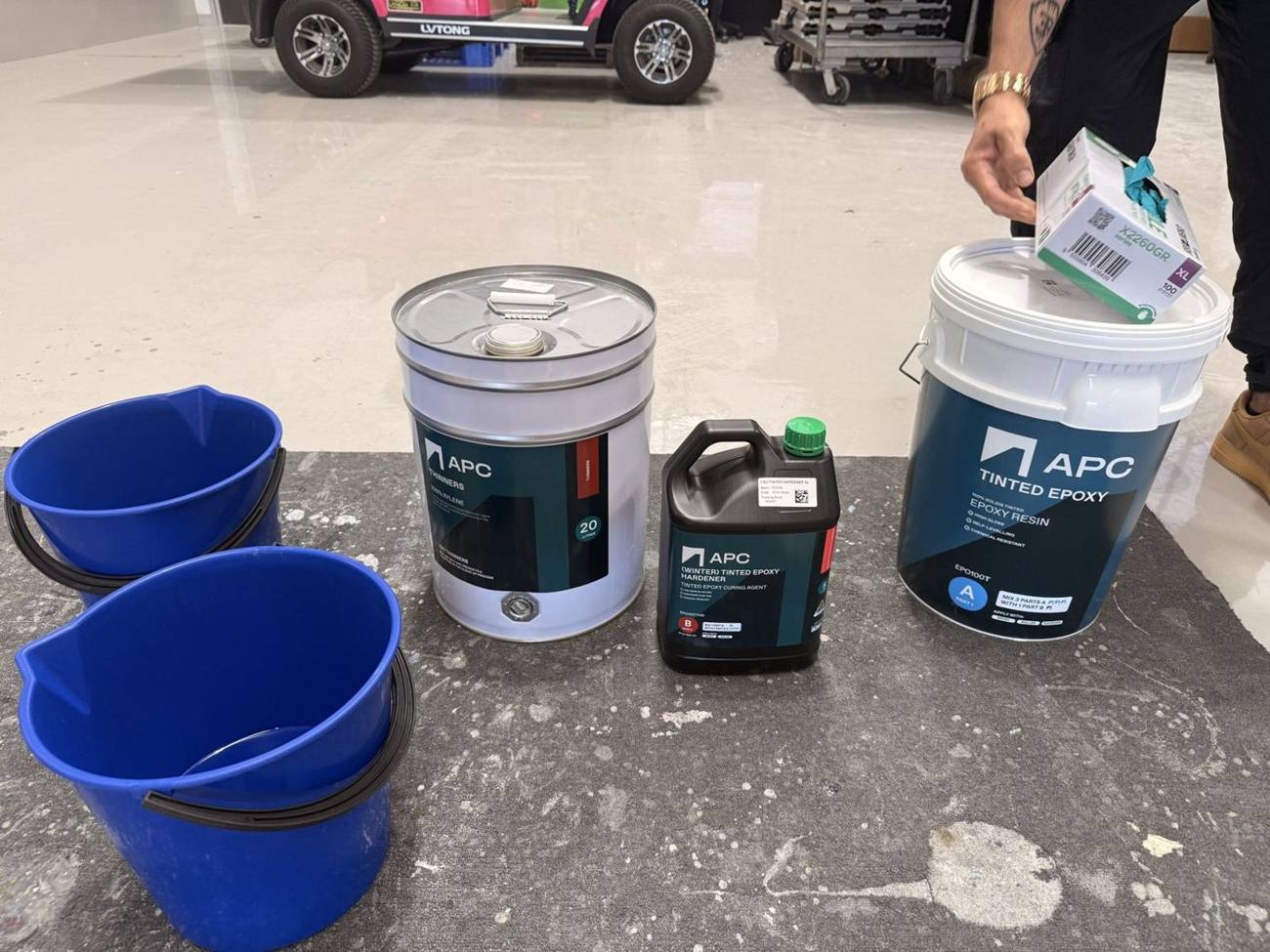 Epoxy system components