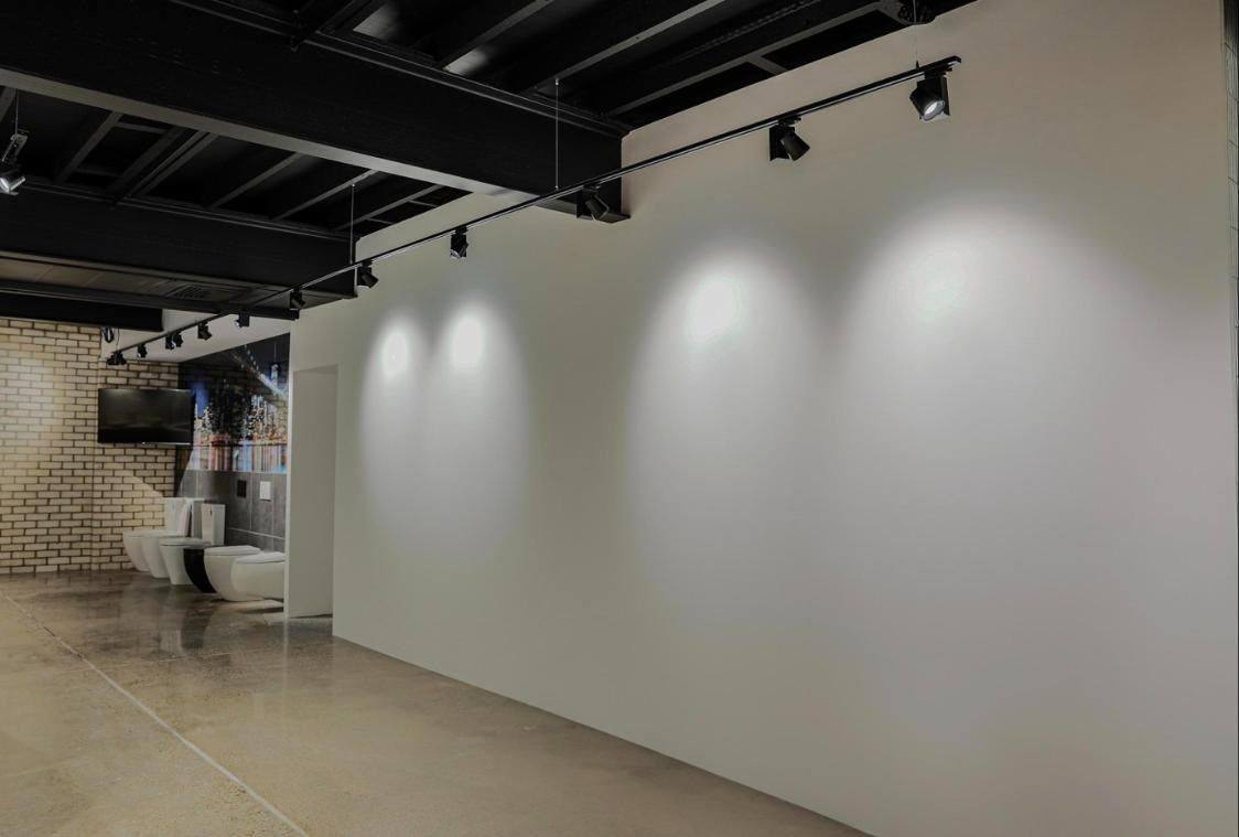 Showroom gallery wall