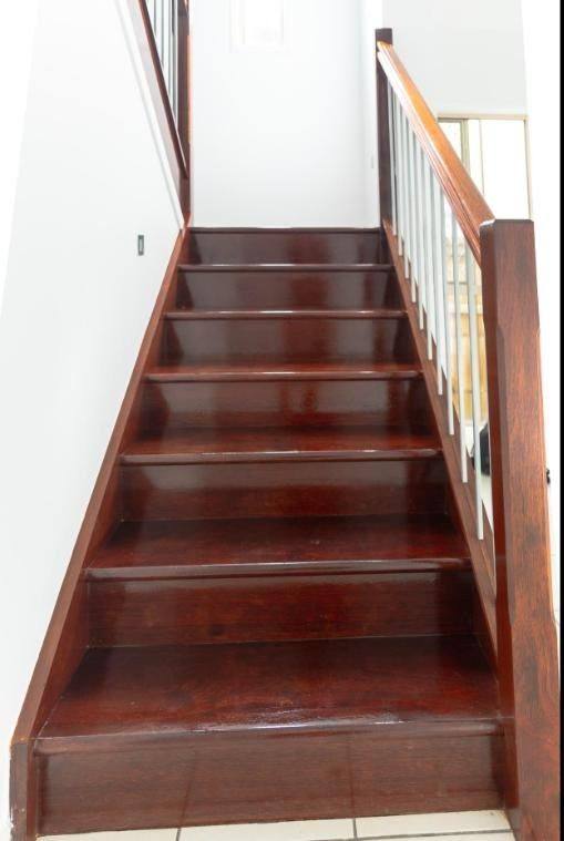 Restored timber stair